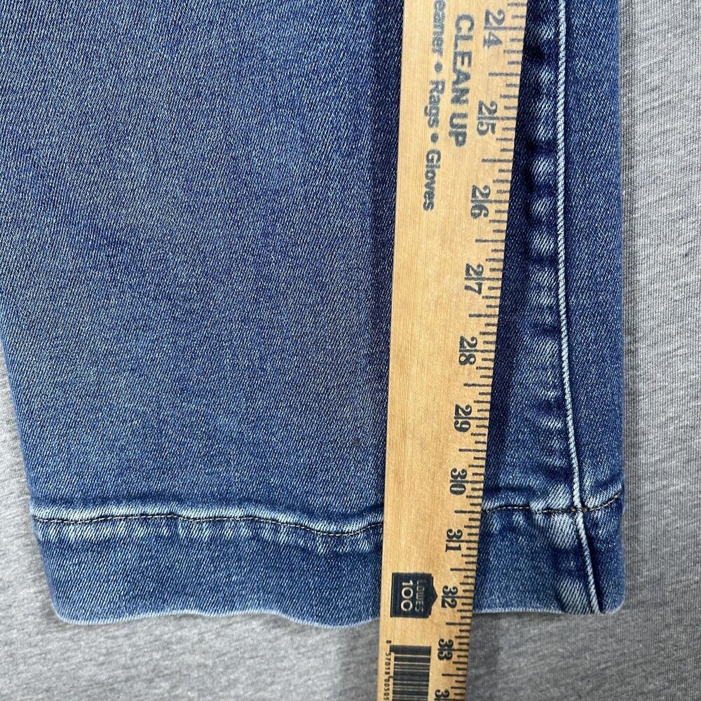 Good American Flare Jeans Womens 12/31 (28x32) Blue Flared Mid Rise Denim - Picture 5 of 10